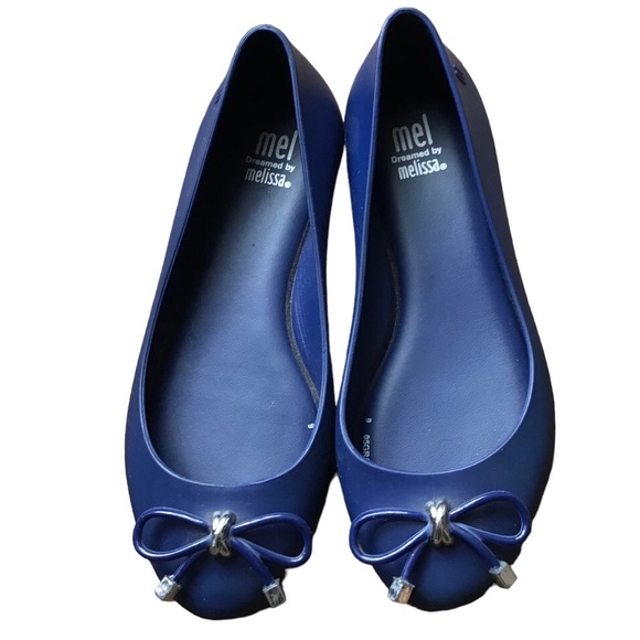 Mel Dreamed by Melissa Navy Slip On Shoes - Picture 1 of 4